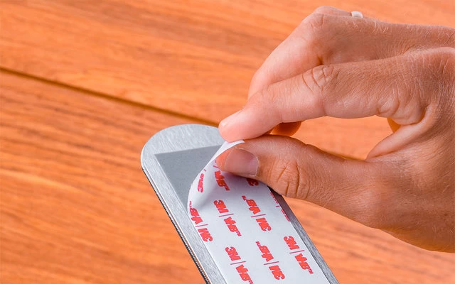 Silwy® Magnet Metall Leiste Mit Ledercoating 50 Cm Blau – Bild 4