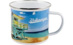 VW Collection T1 Bulli Emaille Tasse 500 Ml Beachlife