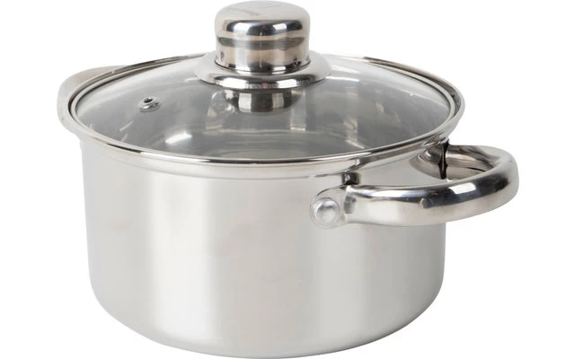 Bo-Camp Royal Edelstahl Kochtopf Set 3-tlg.