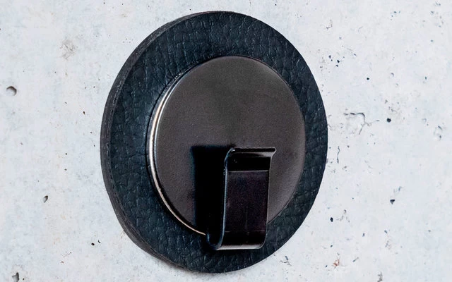 Silwy® Clever Magnet-Haken Inkl. Metall Nano Gel Pad Schwarz / Schwarz