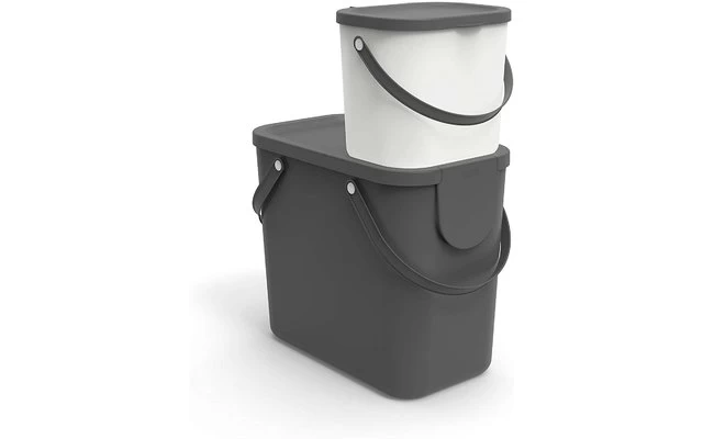 Rotho Albula Recycling Müllsystem 6 Liter Horizon Blue – Bild 5