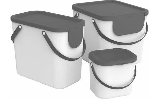 Rotho Albula Recycling Müllsystem 6 Liter Horizon Blue – Bild 6