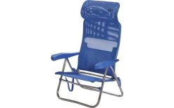 Crespo AL-205 Beach Chair Strandstuhl Compact Dunkelblau