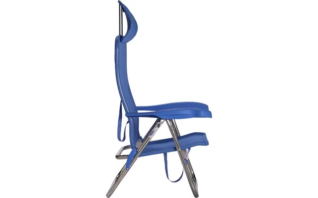 Crespo AL-205 Beach Chair Strandstuhl Compact Blau – Bild 2