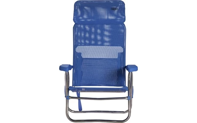 Crespo AL-205 Beach Chair Strandstuhl Compact Blau – Bild 5