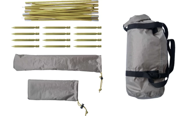 Tambu Binodana 2 Personen Trekking Kuppelzelt Braun – Bild 4