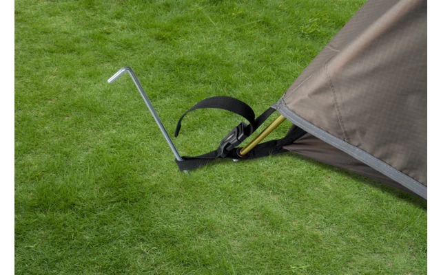 Tambu Binodana 2 Personen Trekking Kuppelzelt Braun – Bild 5