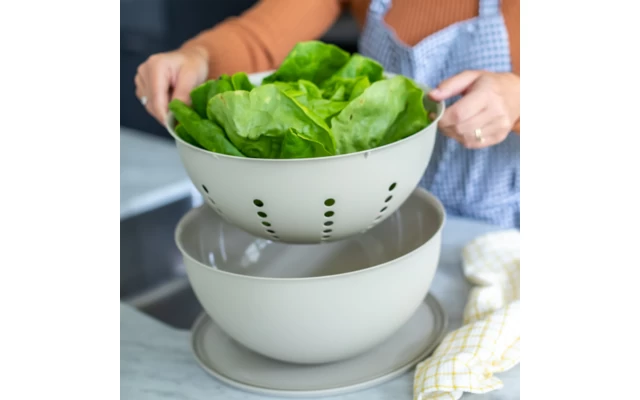 Koziol Sieb Palsby Abtropfsieb Nature Ash Grey – Bild 6