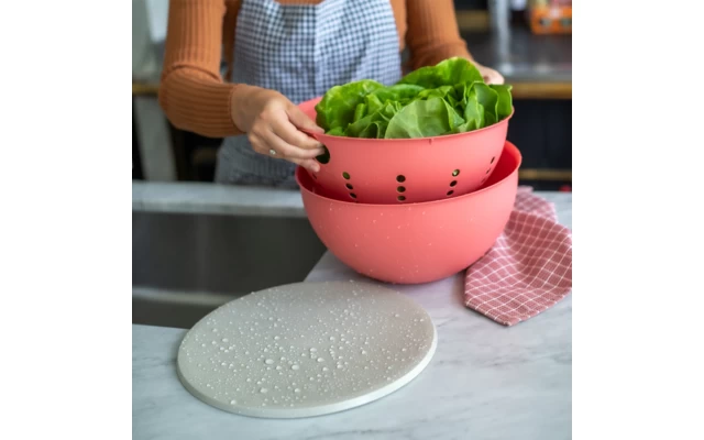 Koziol Sieb Palsby Abtropfsieb Nature Ash Grey – Bild 3