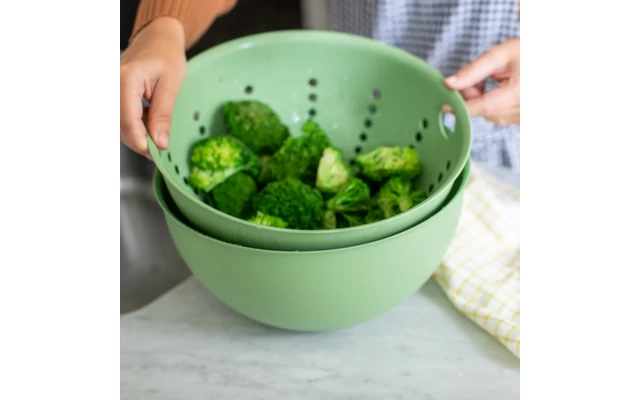 Koziol Sieb Palsby Abtropfsieb Nature Ash Grey – Bild 5