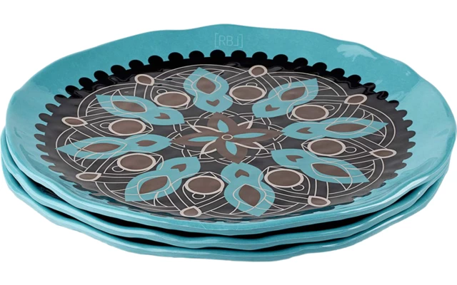 Rebel Outdoor Dessertteller 22 Cm Braun – Bild 2